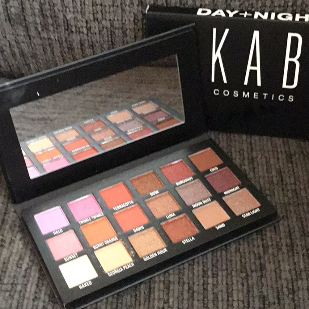 KAB COSMETICS Day and Night palette, eyeshadow
